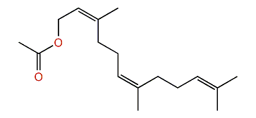 (Z,Z)-3,7,11-Trimethyl-2,6,10-dodecatrienyl acetate